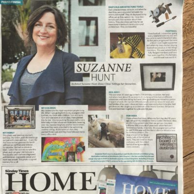 Architect Suzie Hunt shows Chole Vellinga her favourite things - Sunday Times